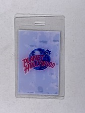 Planet Hollywood Pass Stratifié Original Jerry Juge Sécurité Circa 1990s/2000s
