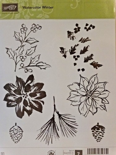 Stampin aquarelle hiver - up,