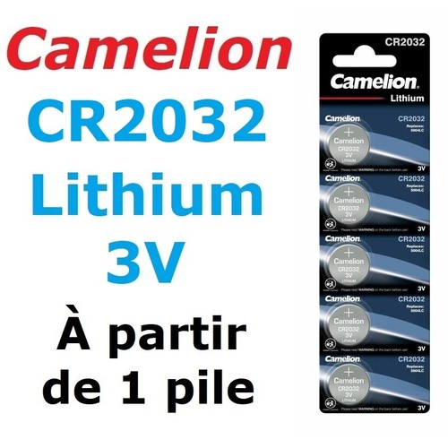 Pile bouton camelion - bouton, cr2032