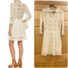 Maje Robe En Dentelle Lace Dress
