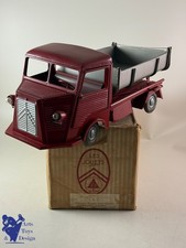 ANTIQUE TOY JRD 3082E CITROEN H1200 HY MECHANICAL RED DUMP TRUCK 1950