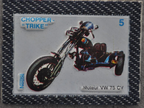 Sticker chopper trike - sticker,