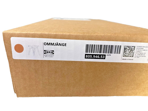 Ikea ommjange stool orange red - ikea, orange-red