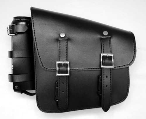 Sacoche latérale cuir noir - sacoche,