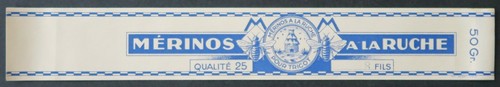 Ancienne étiquette laine - étiquette,
