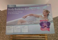 2011 HoMedics BA-M200 Body Bubbles Bath Spa White R17