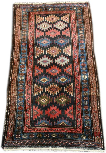 Tapis persan ancien fait - , mains