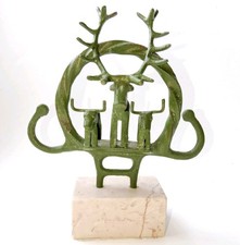 Sculpture Metal emblème