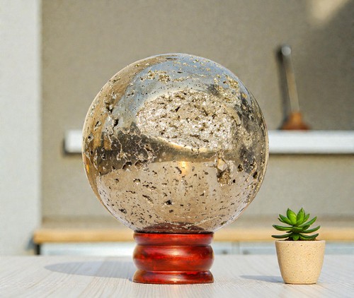 Boule sphère pierre - de, en
