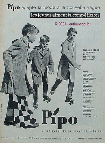 Publicite pipo vetements - publicite,