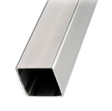 Tube Carré Inox Coupé À