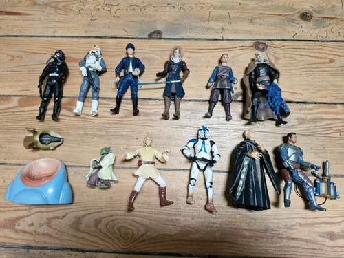 Star wars11 figurines avec le - ,