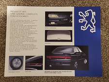 Brochure PEUGEOT 405 ACCESSOIRES 07/93.