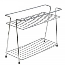 Étagère À Épices En Acier Inoxydable À 2 Niveaux Pour Cuisine 430g
