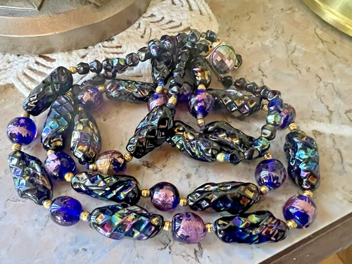Collier ancien rangs perles - collier, 2