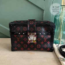 EUC Louis Vuitton Infrarouge Soft Trunk Clutch Bag GM Crossbody Shoulder