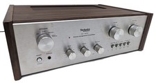 Vintage Technics SU-7600 Stereo Integrated Amplifier Wood Cabinet Japan - Tested