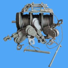 Mat winch antenna Lerc F3435 French Army hoist capstan military jack