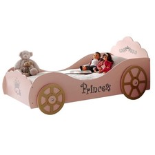 Lit Enfant Princesse "Voiture" 90x200cm Rose