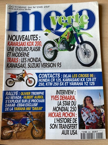 Moto verte magazine 246 du - verte,