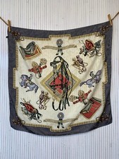 Foulard carré de soie 90cm