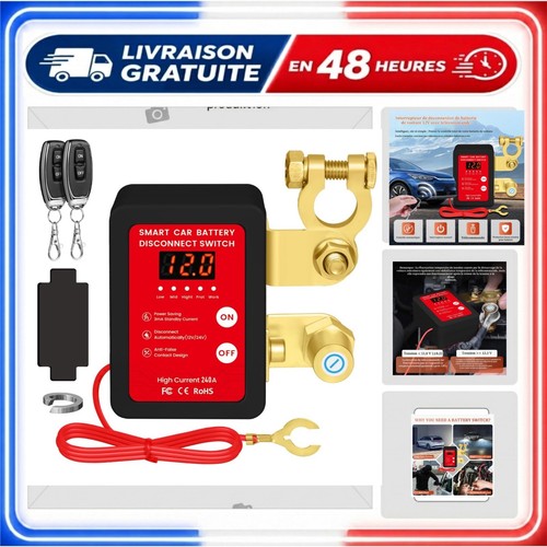 Coupe circuit batterie 12v - coupe-circuit,