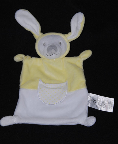 Doudou plat lapin jaune - 🐰,