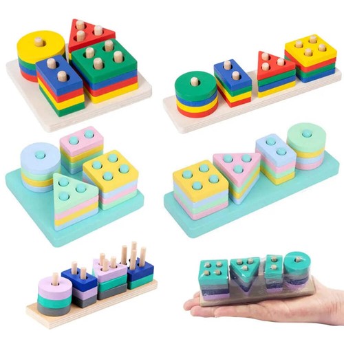 Colonne bois montessori - bois,