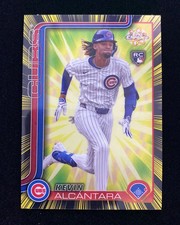 2025 Topps Chrome Cosmic Radiating #RR-12 Kevin Alcantara RC Rookie Cubs KM022