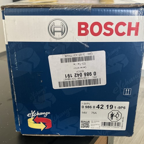 Alternateur bosch 14v 75a - alternateur,