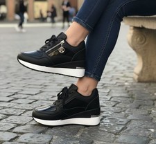 Baskets Femme Noires Lancetti