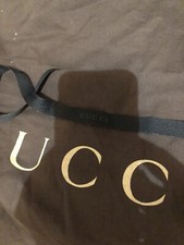 BLUE RIBBON GUCCI DUSTBAG BAG PURSE BAG POCKETS SACHET RIBBON