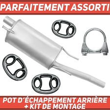 Pot d’échappement arrière