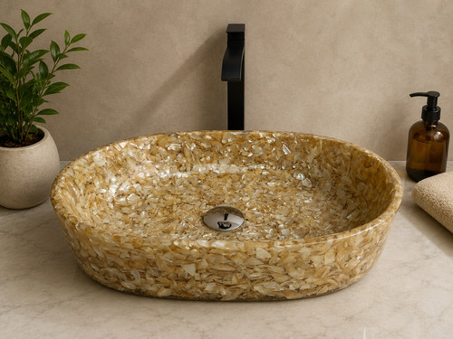 Lavabo résine fait main - lavabo,