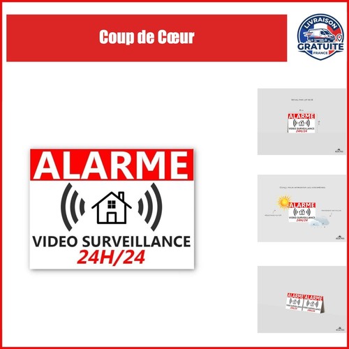 Stickers alarme vidéo - stickers,