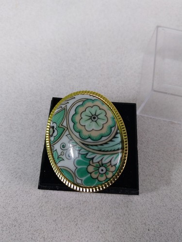 Ancienne broche couleur - , or