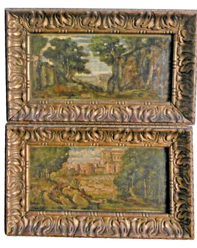 Paire petits tableaux - de,