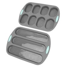 Lot De 2 Moules à Baguette En