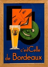 AFFICHE  POSTER   BIERE DU COQ