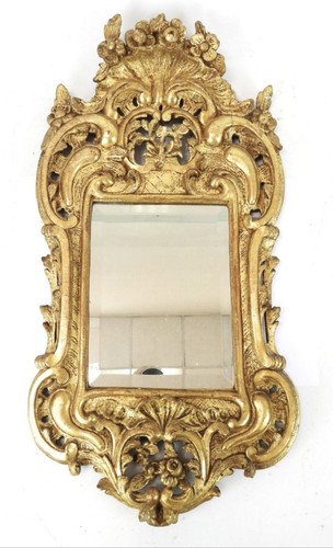 Miroir ancien bois - miroir,