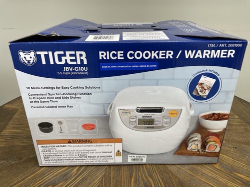 Tiger rice cooker - rice,