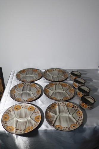 Vintage service assiettes - vintage,