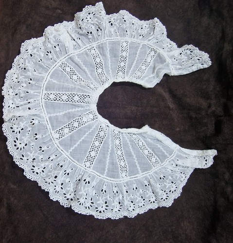 Col bebe ancien dentelle - col,