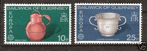 Guernsey 135 136 mnh milk - guernsey, #