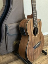 Washburn WCGM55K-D ACOUSTIC/ELECTRIC 7/8 Travel Guitar KOA G Mini Grand  W/ CASE