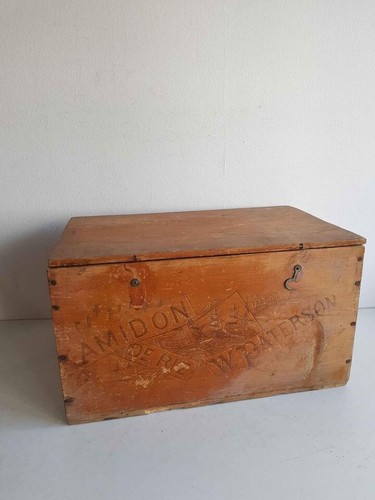 Ancien coffret amidon riz - de,