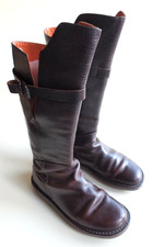 TRIPPEN Germany - Women's CLOSED Leather Boots CRUSADER f espresso US7 EU38 UK5