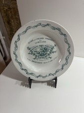 Ancienne assiette Creuse café