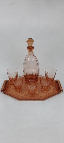 Service liqueur art déco - service, à