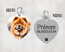 Médaille pour chien Chow chow